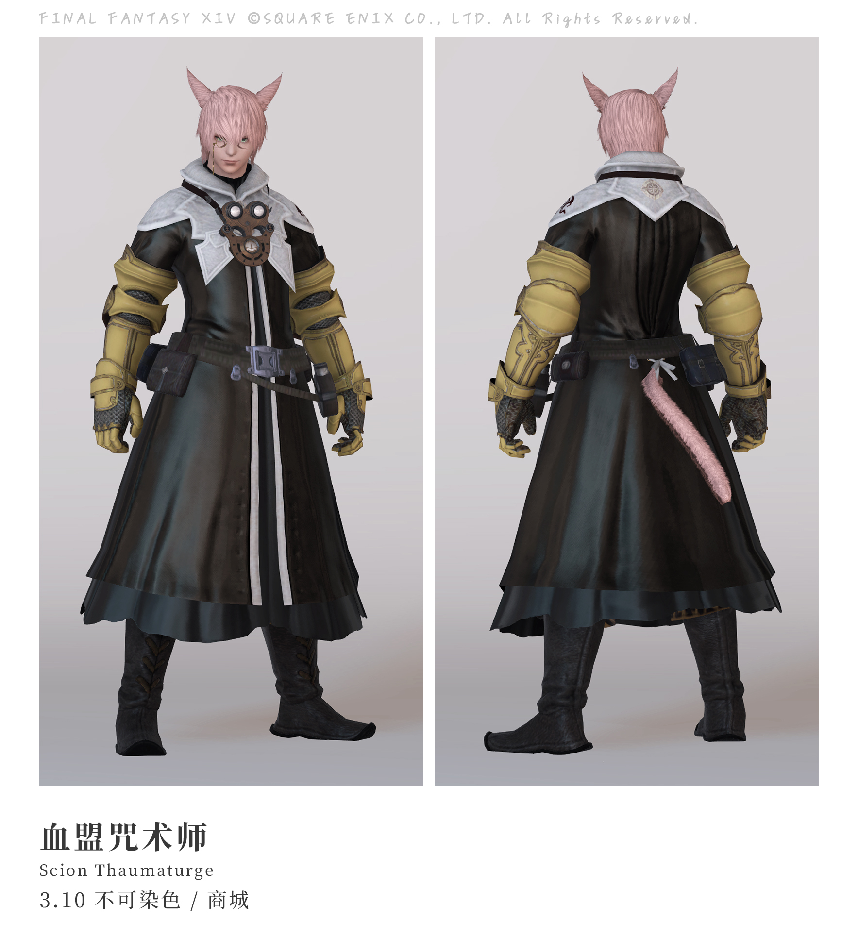 血盟咒术师套装 - 最终幻想XIV中文维基 - 灰机wiki - 北京嘉闻杰诺网络科技有限公司