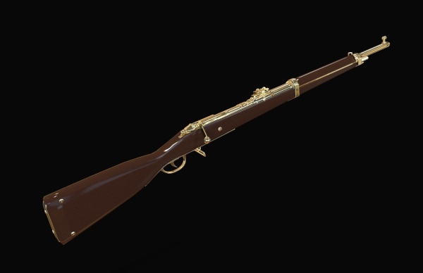 伏波军1650年式步枪概念图6-以及专门用来进行外交赠予的镀金版R1650礼宾枪.jpg