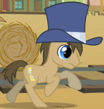 Dr. Hooves with hat S1E21.png