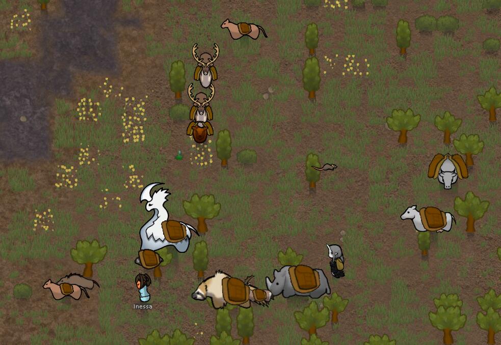 Yak Rimworld 更多驮运动物 More Pack Animals -
