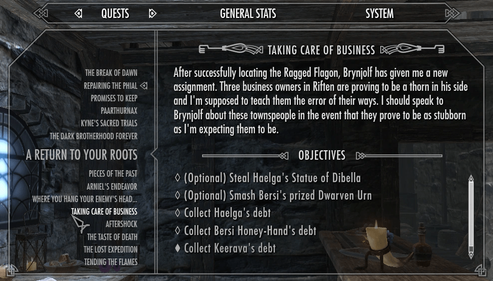 文件:Quests (Skyrim) Interface.png - 上古卷轴 - 灰机wiki - 北京嘉闻杰诺网络科技有限公司