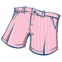 Pink Shorts Glyph