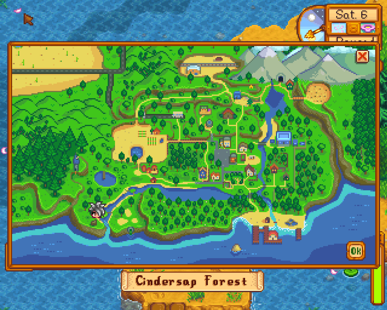 文件:Optimal Fishing Location - Forest River map.PNG - Stardew Valley 中文 ...